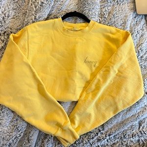 John Galt/ Brandy Melville Honey Crew Neck Sweatshirt